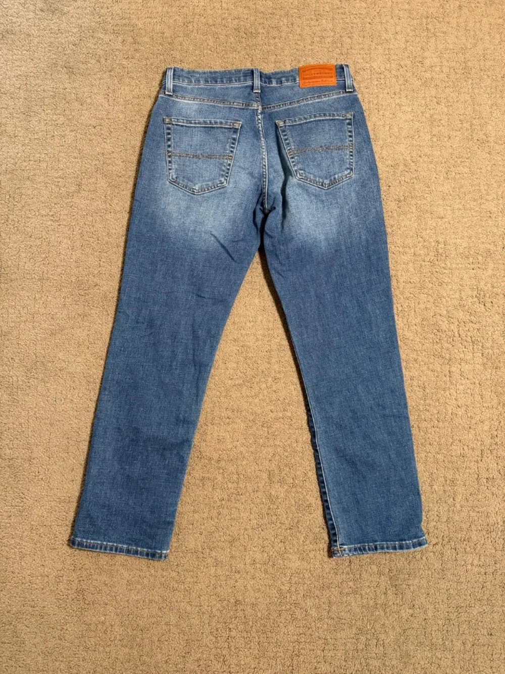 Lucky Brand Men’s Straight Fit Stretch Jeans Medium Wash Blue 30x30